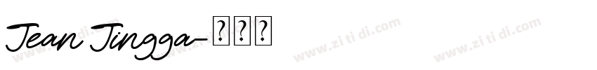 Jean Jingga字体转换